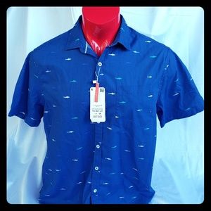 Men's "Denim & Flower" Shirt (XL/slim)